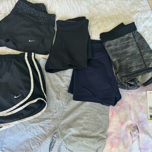 Nike, adidas Workout shorts bundle (7) size Medium